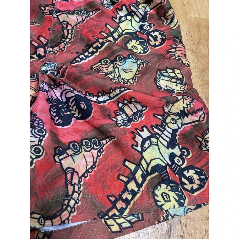 Disney Cars on the Road Boys 7/8 Lined UPF 50+ Swim Swimming Trunks EUC